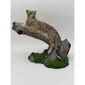Lenox The Spotted Leopard Fine Porcelain 1995 Animal Figurine Home Decoration